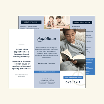 dyslexia information brochure for parents