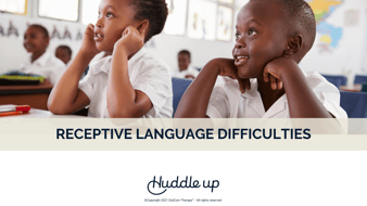 Receptive Language Difficulties