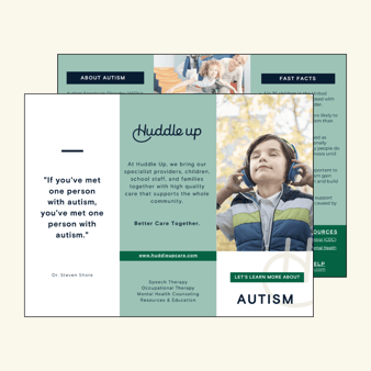 Autism information Brochure for parents