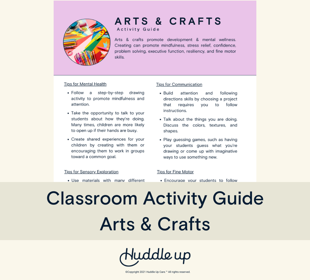 activity guide - arts and crafts