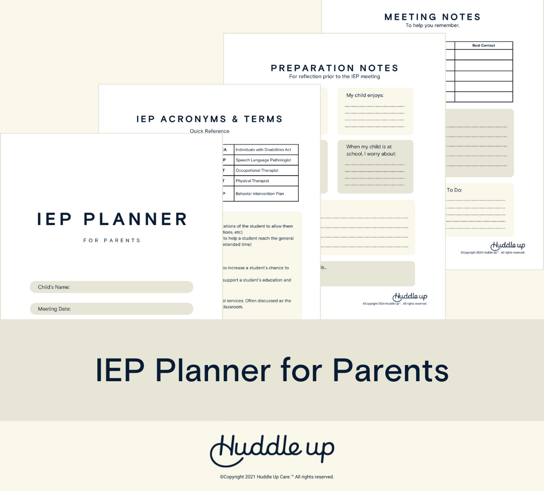 iep parent planning guide