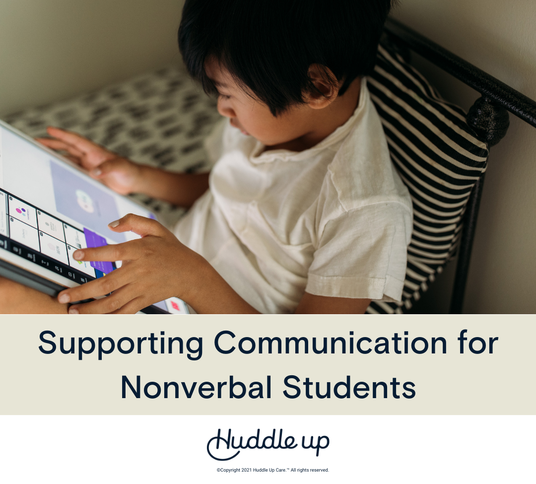 supporting communication with nonverbal students